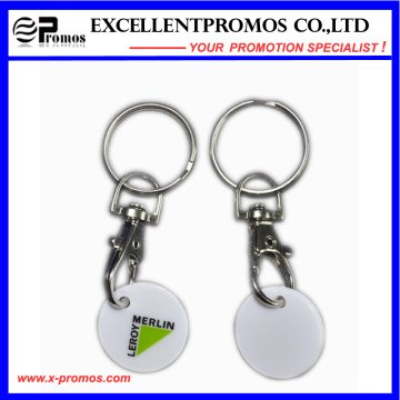 Promotional Logo Customized Plastic Coin Keychain (EP-K57302)